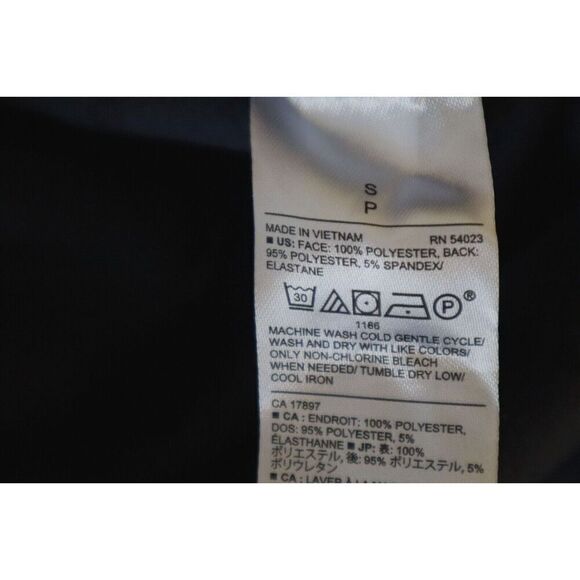 Banana Republic 779566 Women's Sz S Preppy Navy Blue Sherpa Half-Zip Hoodie $80 - Picture 6 of 9